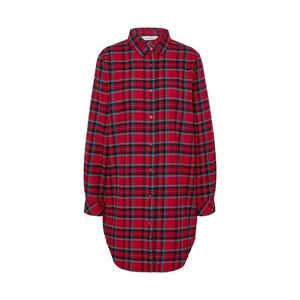 Flanelová nočná košeľa, červená vyobraziť