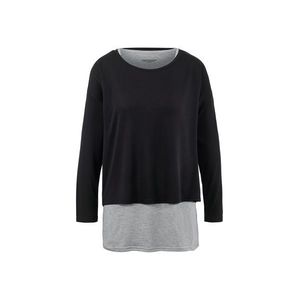 Športové tričko 2 v 1, čierne vyobraziť