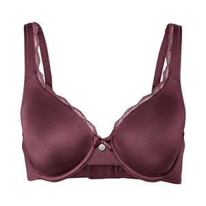 Podprsenka s kosticami, tmavofialová vyobraziť