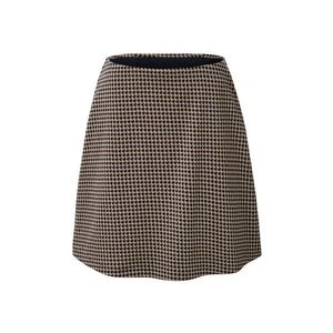Sukňa z teplákoviny so žakárovým vzorom kohútej stopy vyobraziť