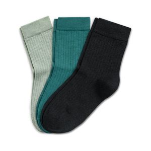 Ponožky z rebrovaného úpletu, 3 páry vyobraziť