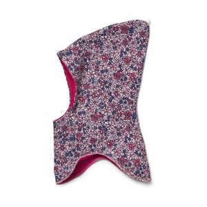 Detská obojstranná čiapka, kvietkovaná vyobraziť