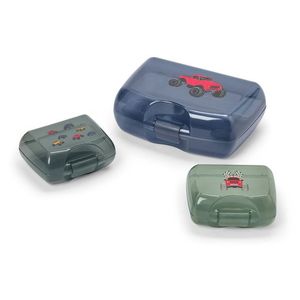 Súprava dóz na desiatu, modrá vyobraziť