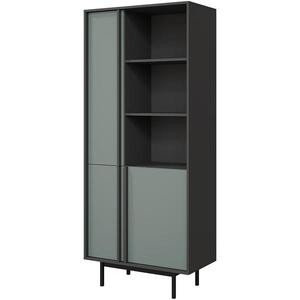 Vitrína Alsy 2 Aloe/Antracit vyobraziť