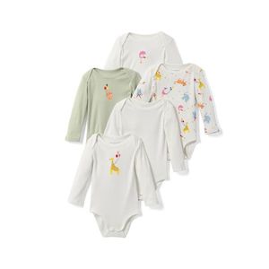 Body pre bábätká s možnosťou prispôsobenia veľkosti, 5 ks vyobraziť