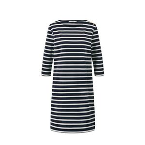 Prúžkované šaty z teplákoviny vyobraziť