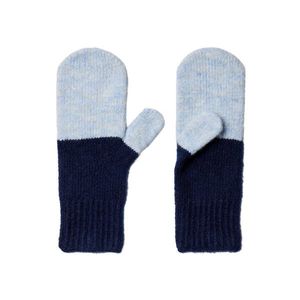 Pletené palčiaky, tmavomodré vyobraziť