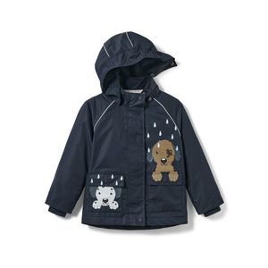Detská termobunda do dažďa, pes vyobraziť