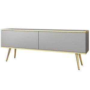 TV stolík Oro 135 Sivá+ Čierne nohy vyobraziť