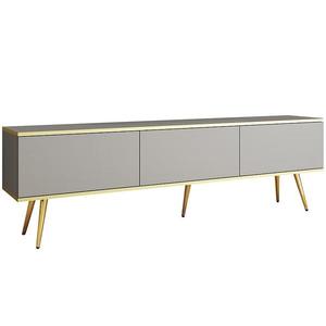 TV stolík Oro 175 Sivá+ Čierne nohy vyobraziť