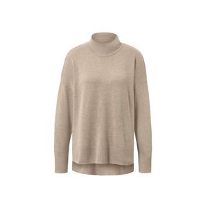 Pulóver z jemného úpletu so stojatým golierom vyobraziť