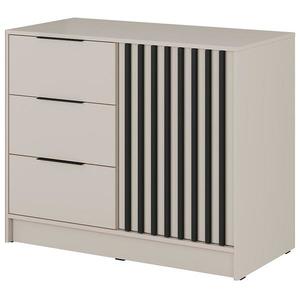 Komoda Nelly 2D Kašmír/čierny pop vyobraziť