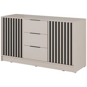 Komoda Nelly 3D Kašmír/čierny pop vyobraziť