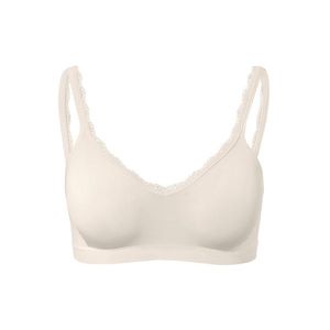 Bezšvová mäkká podprsenka, krémová vyobraziť