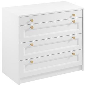 Komoda Rel K4s biela vyobraziť