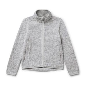 Detská bunda z pleteného flaušu vyobraziť