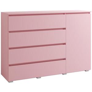 Komoda 4s1d Cosmo C05 Ružová vyobraziť