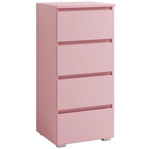 Komoda Úzky 4s Cosmo C07 Ružová vyobraziť
