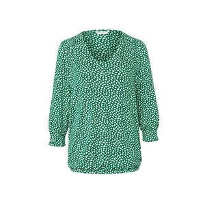 Blúzkové tričko s potlačou, zelené vyobraziť