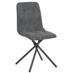 Stolička Luna tmavosivá raven 15 vyobraziť