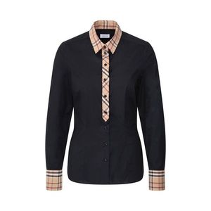 Popelínová blúzka Seidensticker s károvaným detailom vyobraziť