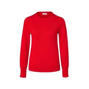 Pulóver z jemného úpletu, červený vyobraziť