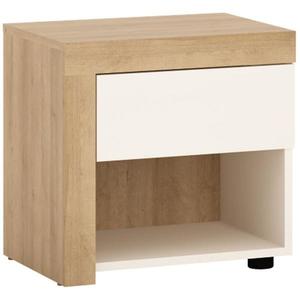Nočný stolík Lyon Lyok03l 1s Dub Riviera Jasný/Biela vyobraziť