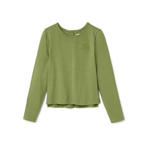 Detské tričko s dlhými rukávmi, zelené vyobraziť