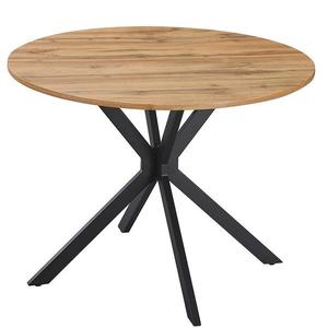 Stôl Flint 12516 100x100 prírodná/čierna vyobraziť