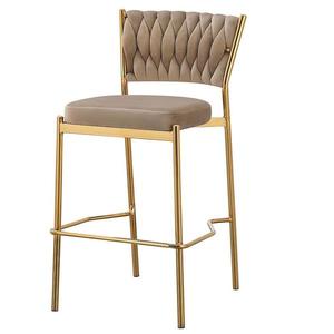Barová Stolička Glamour 12515 béžová/zlatá vyobraziť