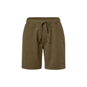 Teplákové šortky, olivové vyobraziť