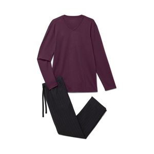 Pyžamová súprava s flanelovými nohavicami vyobraziť