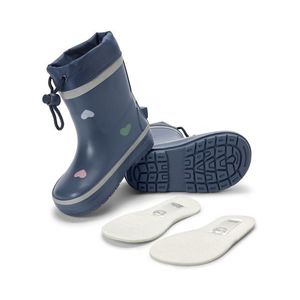 Detské gumáky, celoplošná srdcová potlač vyobraziť