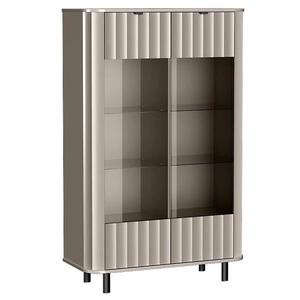 Vitrína nízka Novado 9nv Clay Gray vyobraziť