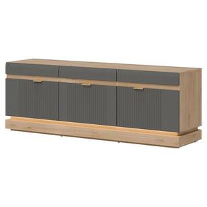 TV stolík Milton Ml01 Dub Crem Torro Sivá vyobraziť