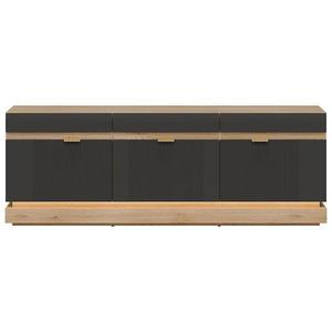 TV stolík Milton Ml01 Dub Crem Torro Antracit vyobraziť