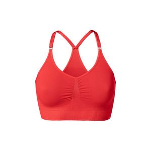 Športová podprsenka bez švov, červená vyobraziť