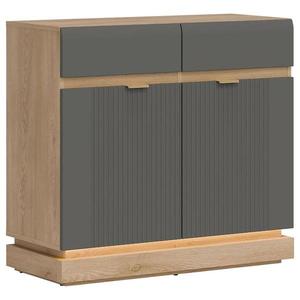 Komoda Milton ML02 dub crem torro sivý vyobraziť