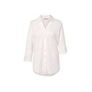 Džersejová piké blúzka, krémovobiela vyobraziť