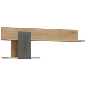 Polička Milton ML10 dub crem torro sivý vyobraziť