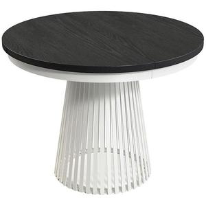 Rozkladací stôl Garda biela/čierne drevo vyobraziť