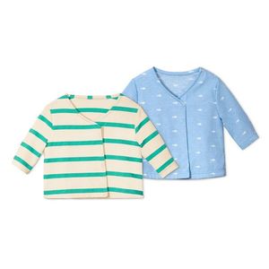 Detské bavlnené zavinovacie kabátiky, 2 ks vyobraziť