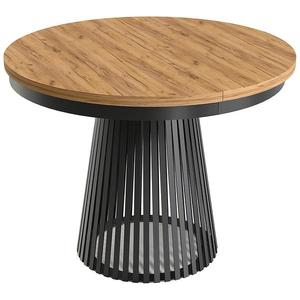 Rozkladací stôl Garda čierna/craft zlatý vyobraziť