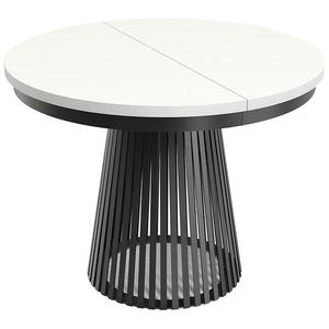 Rozkladací stôl Garda čierna/alpská biela vyobraziť