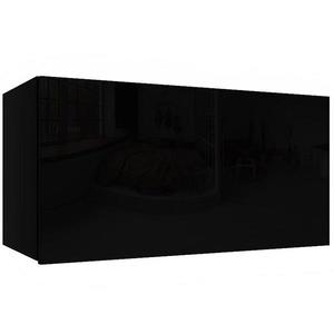 Závesná skrinka Izumi-31-BL čierna mat/lesk vyobraziť