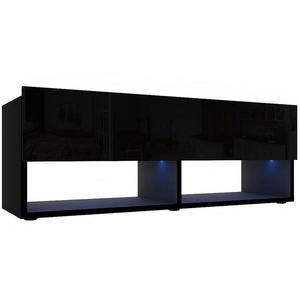 TV stolík Izumi 105 BL čierna mat/lesk vyobraziť