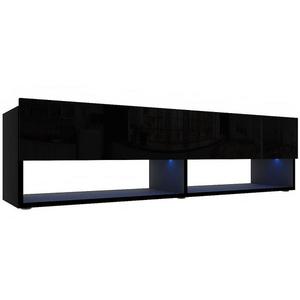 TV stolík Izumi 140 BL čierna mat/lesk vyobraziť