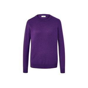 Pulóver z jemnej pleteniny s kašmírom, fialový vyobraziť