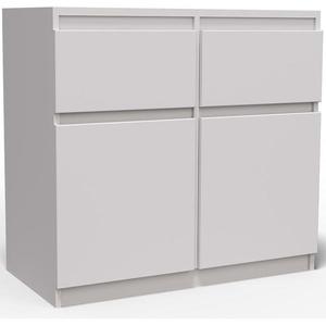 Komoda Merg 2S2F biela vyobraziť