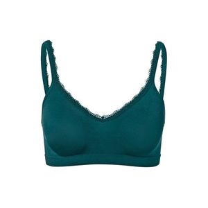 Bezšvová mäkká podprsenka, petrolejová vyobraziť